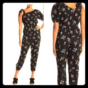 Rebecca Taylor 100% silk jumpsuit SIZE 2 .